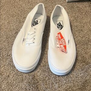 Vans Classic White Canvas Shoes